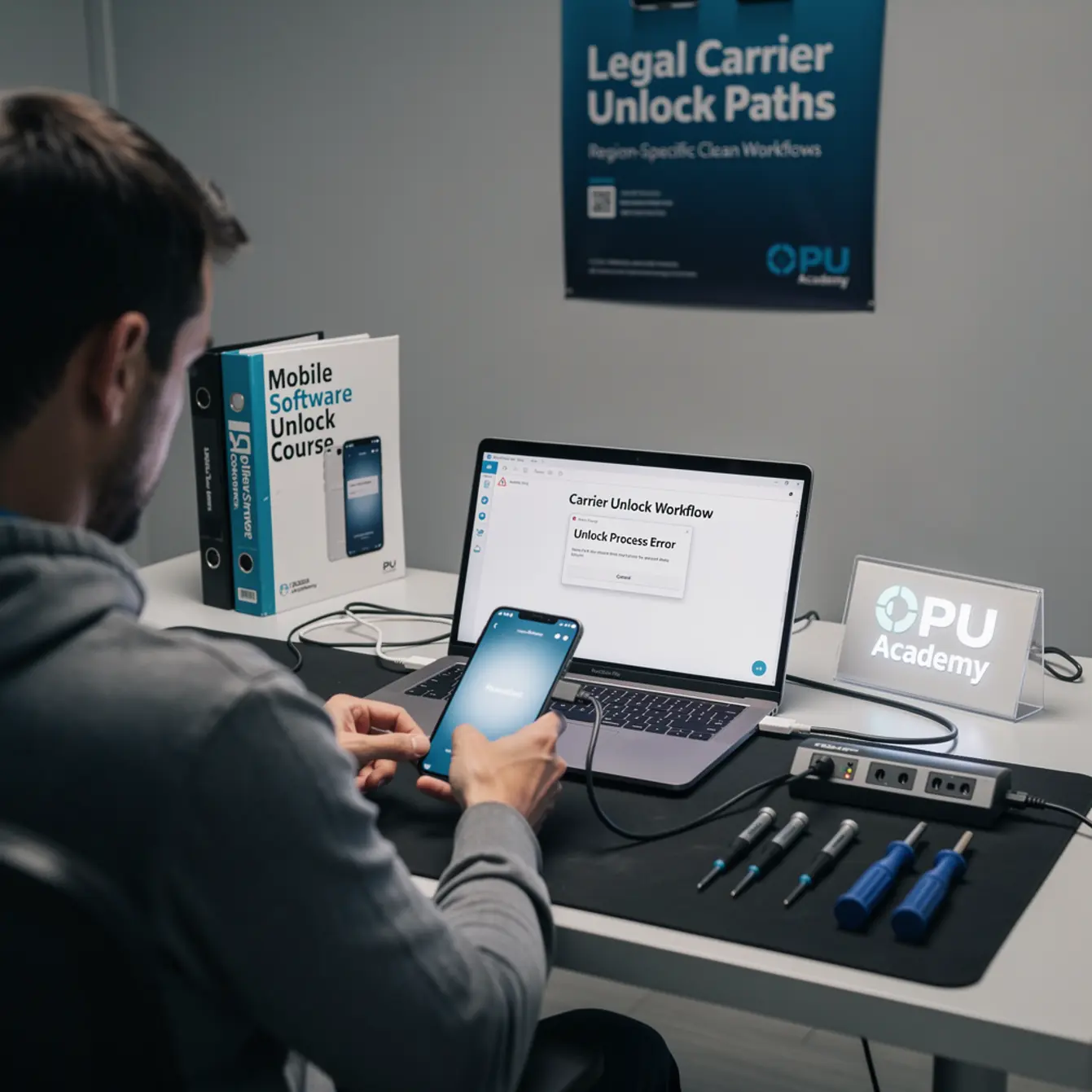 Mobile Software Unlock Course - Carrier Unlock Paths by Region: Legal, Clean Workflows Only — body photo 1 showing Phone Restore Error Troubleshooting