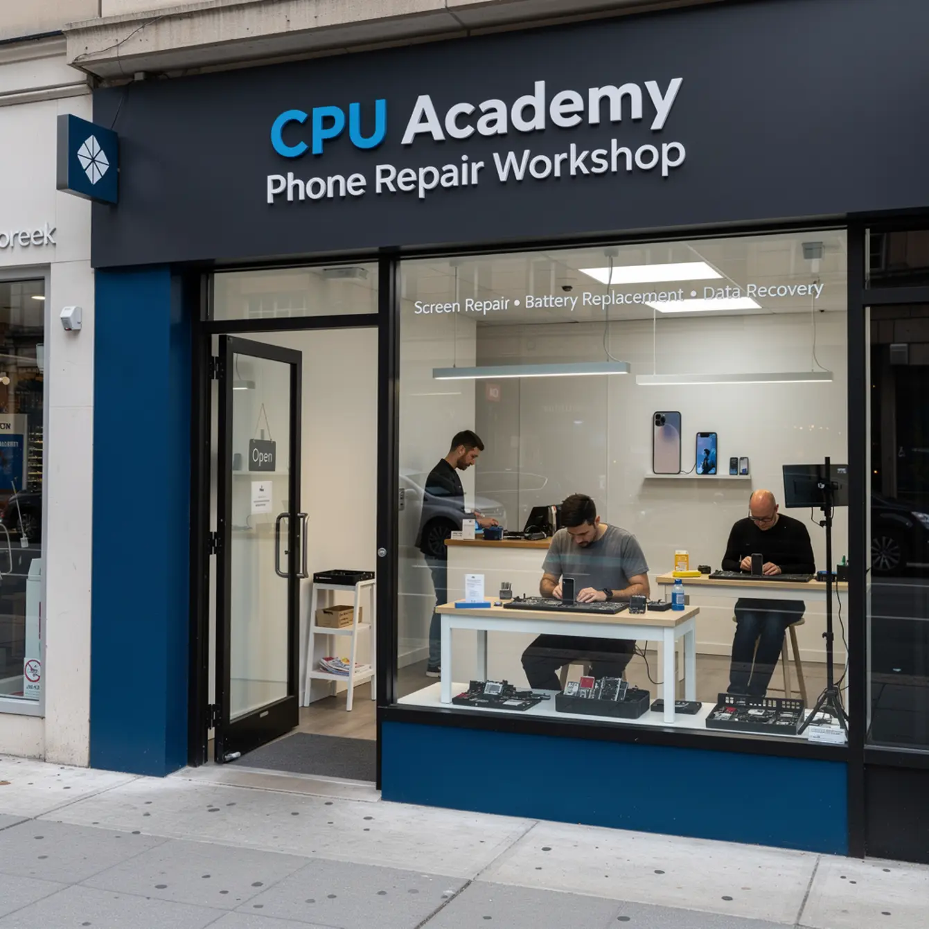 How to Start a Phone Repair Business in 2026: Step-by-Step — body photo 1 showing Repair Shop Exterior Authentic