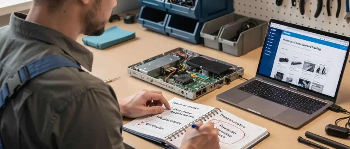 Small phone repair business scene illustrating repairdesk vs cellsmart vs orderry: best pos for repair shops with practical shop tools and business context
