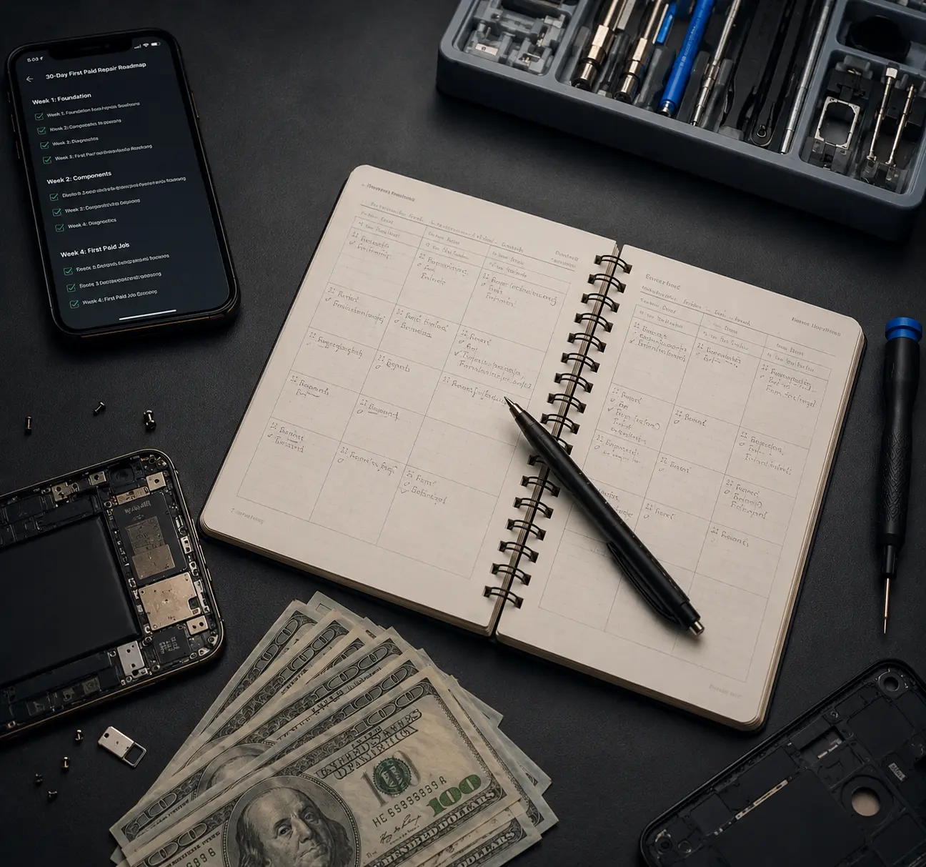 30-Day First Paid Repair Roadmap