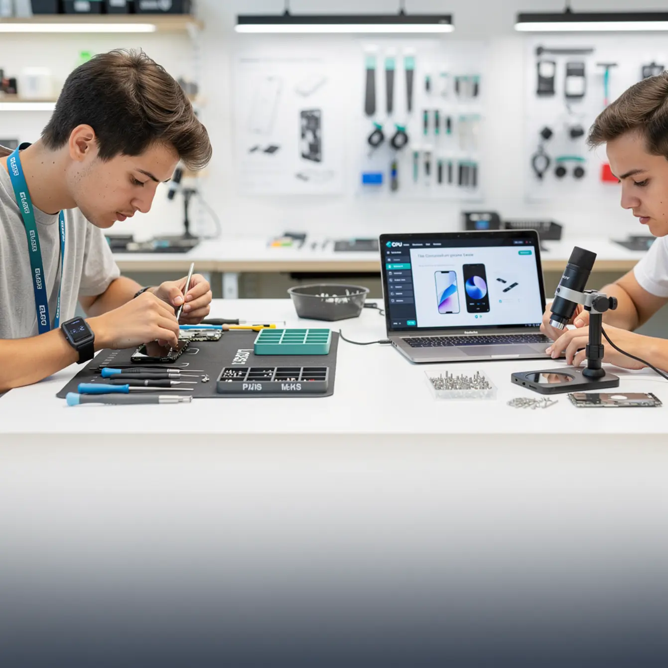 Is an Online Phone Repair Course Worth It in 2026? — body photo 3 showing Clean Light Desk Background