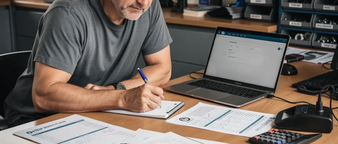 Small phone repair business scene illustrating handling returns and comebacks without losing trust with practical shop tools and business context