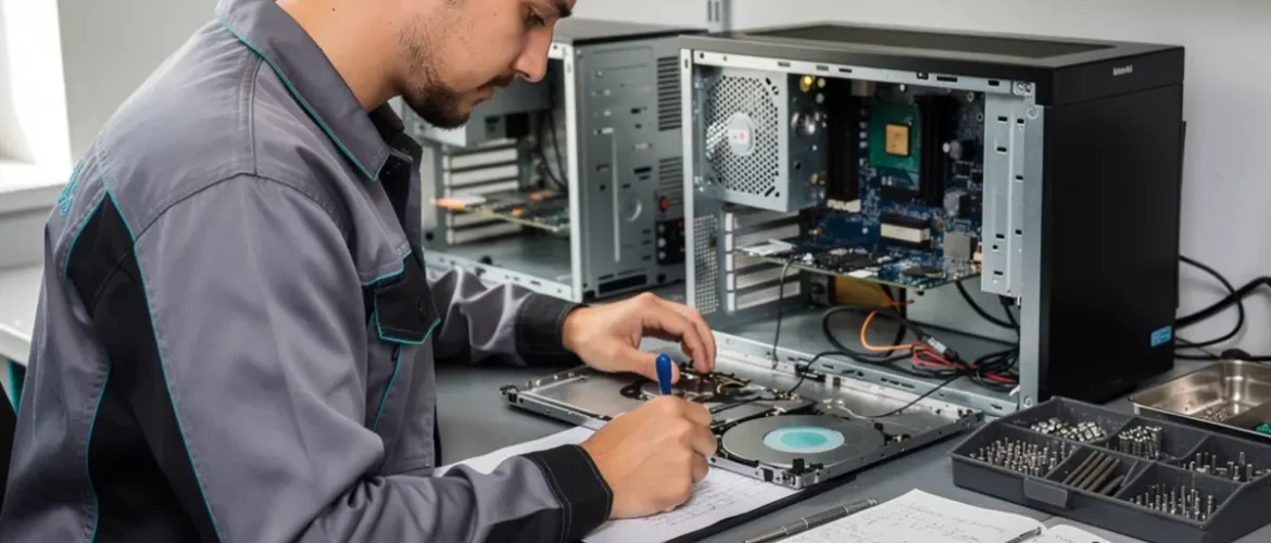 Phone repair training scene illustrating top mistakes beginners make when learning phone repair with real devices, tools, and hands-on learning context